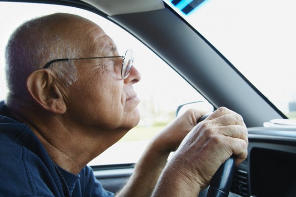 Senior Man Driving